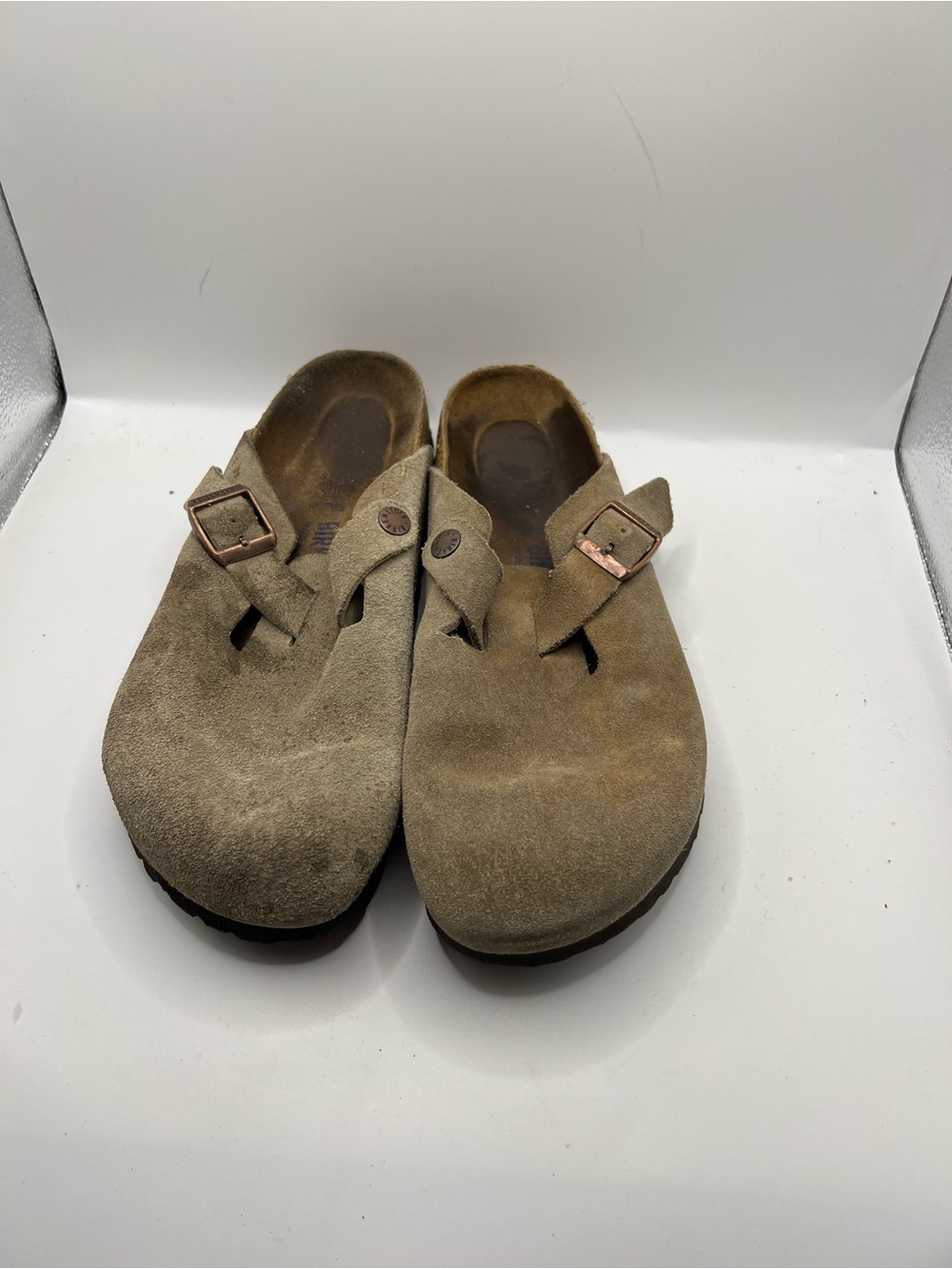Birkenstock  Boston Suede Clog - Brown